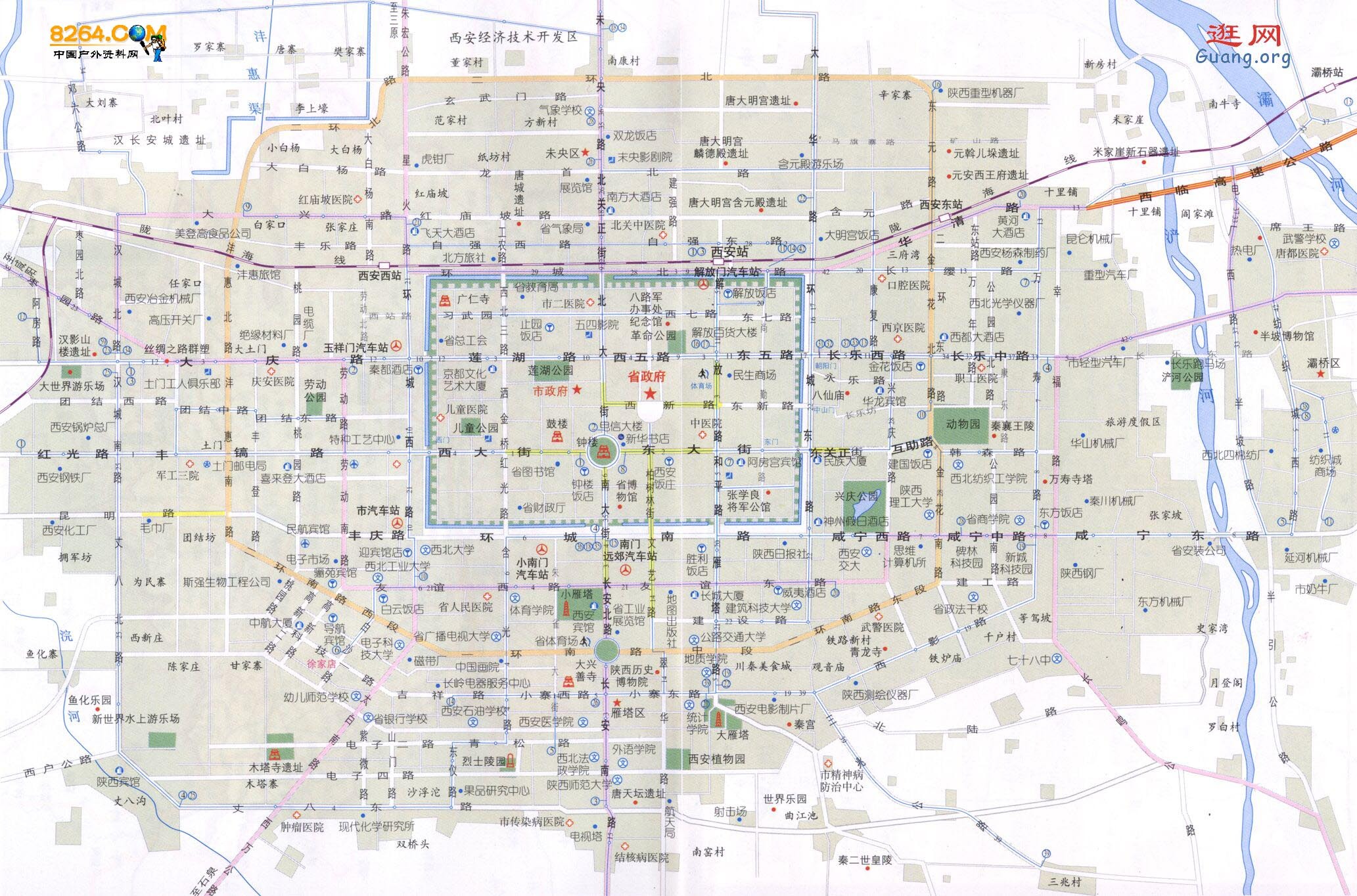 西安市最新地圖，古都新面貌探索